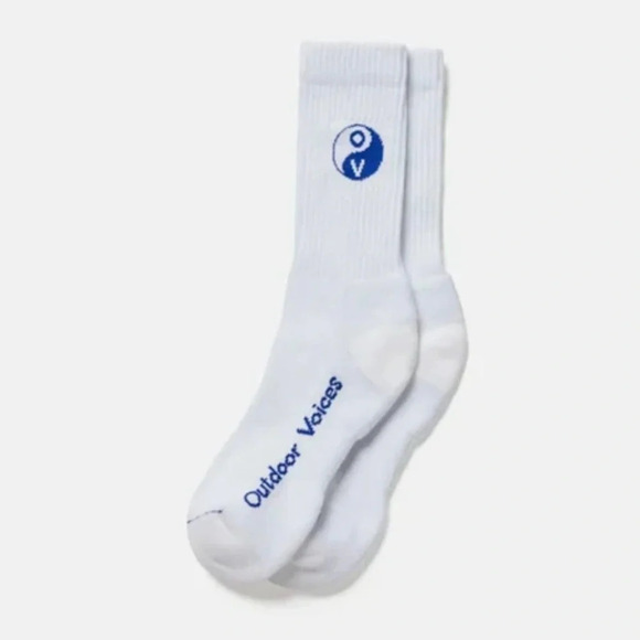 New Outdoor Voices Yin Yang Graphic Crew Socks - Picture 1 of 4